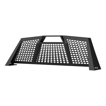 ARIES Switchback Black Aluminum Truck Headache Rack Cab Protector for Chevrolet/GMC (2015-2019) - 1110110