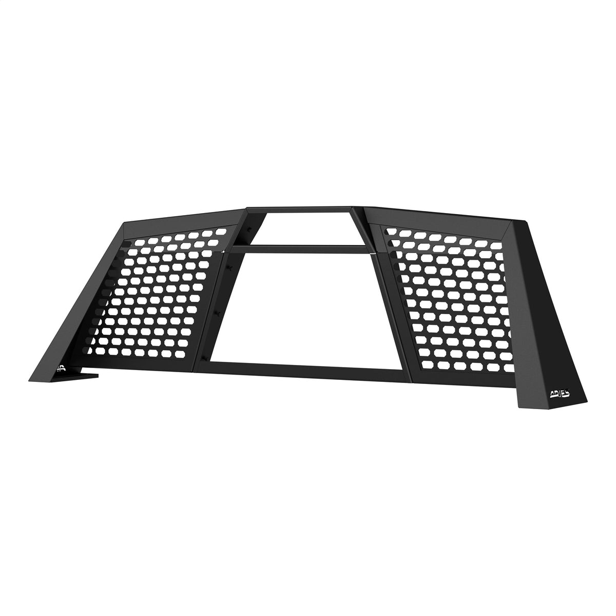 ARIES Switchback Black Aluminum Truck Headache Rack Cab Protector for Chevrolet/GMC (2015-2019) - 1110110