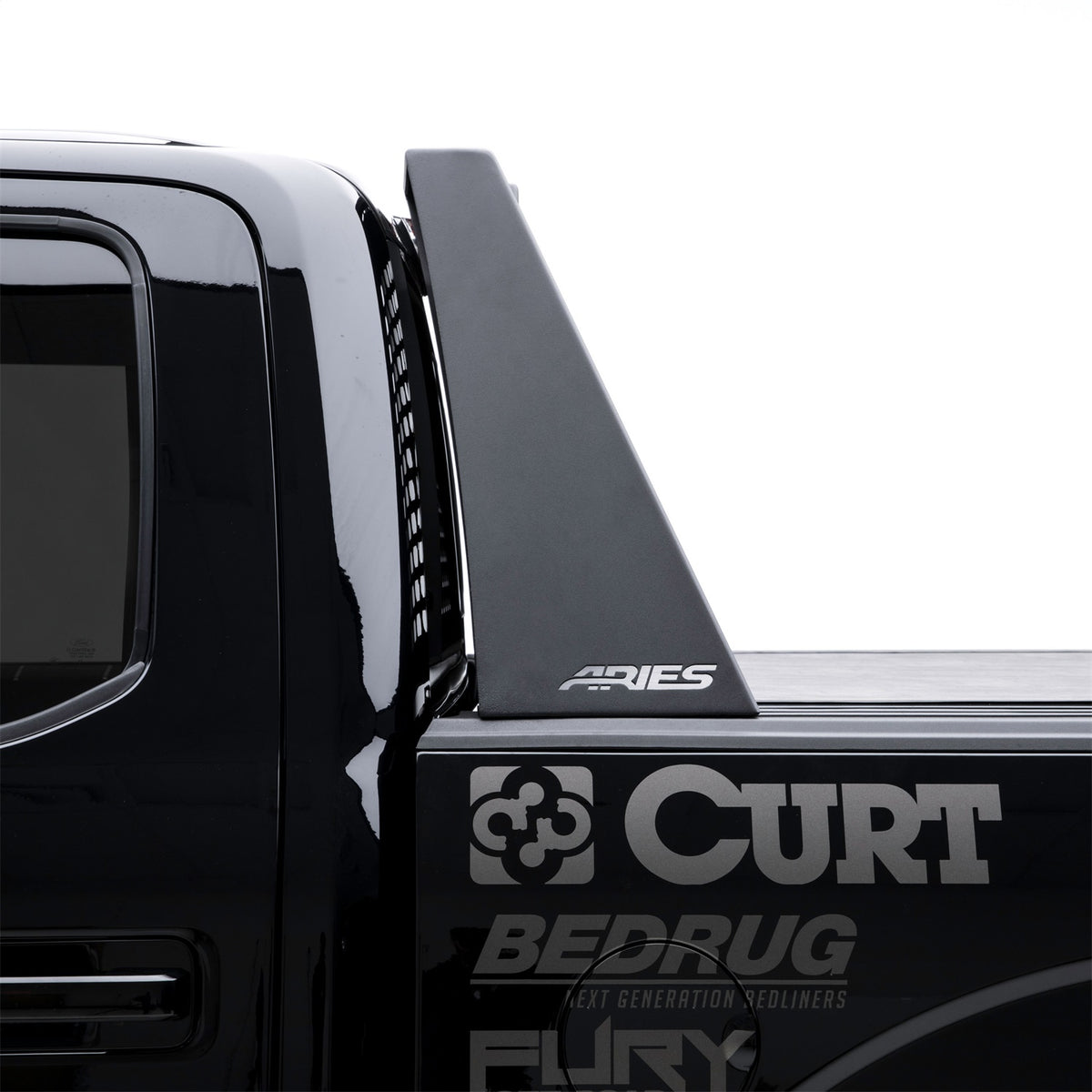 ARIES Switchback Black Aluminum Truck Headache Rack Cab Protector for Ford F-150, F-150 Lightning (2009-2026) - 1110112