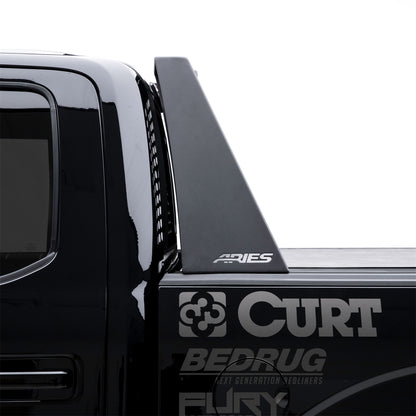 ARIES Switchback Black Aluminum Truck Headache Rack Cab Protector for Ford F-150, F-150 Lightning (2009-2026) - 1110112
