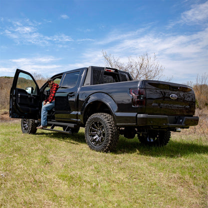 ARIES Switchback Black Aluminum Truck Headache Rack Cab Protector for Ford F-150, F-150 Lightning (2009-2026) - 1110112