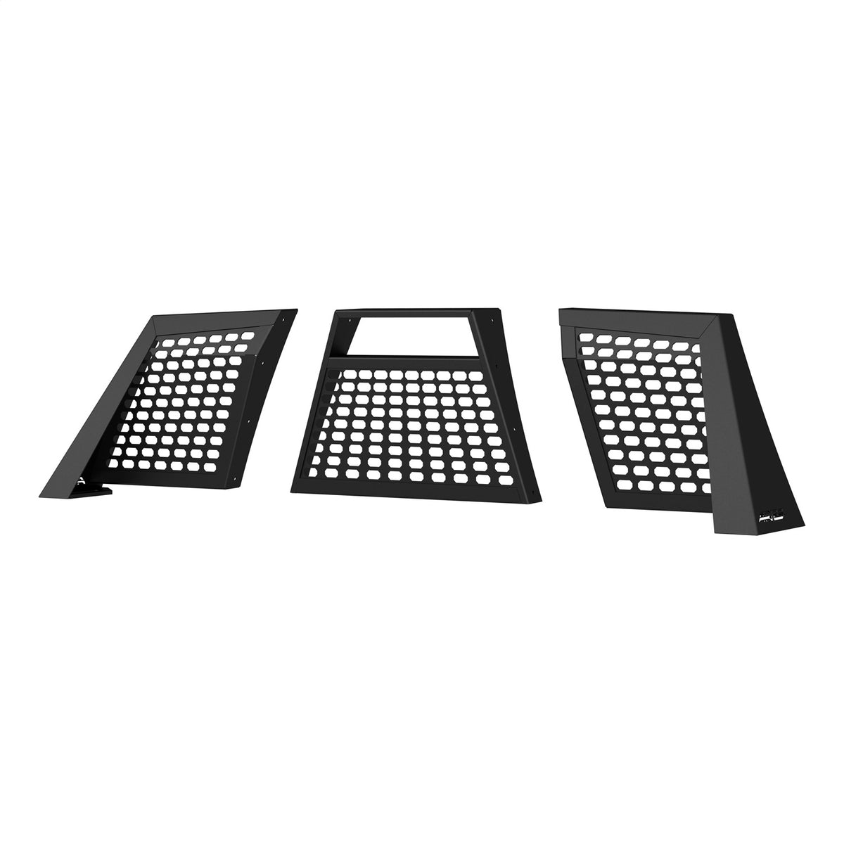 ARIES Switchback Black Aluminum Truck Headache Rack Cab Protector for Toyota Tacoma (2005-2023) - 1110114