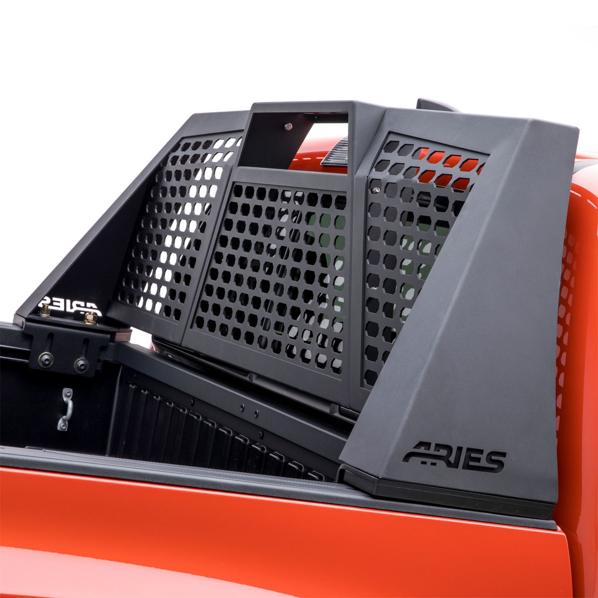 ARIES Switchback Black Aluminum Truck Headache Rack Cab Protector for Toyota Tundra (2007-2021) - 1110115