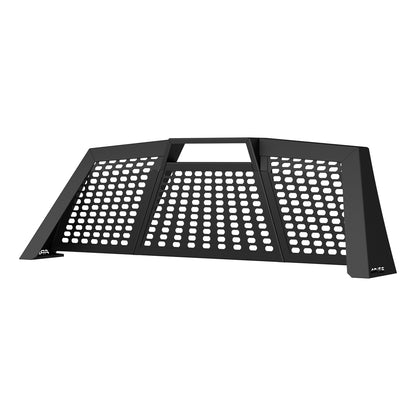 ARIES Switchback Black Aluminum Truck Headache Rack Cab Protector for Toyota Tundra Access Cab (2007-2021) - 1110117