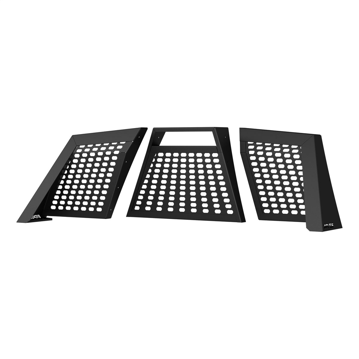 ARIES Switchback Black Aluminum Truck Headache Rack Cab Protector for Toyota Tundra Access Cab (2007-2021) - 1110117