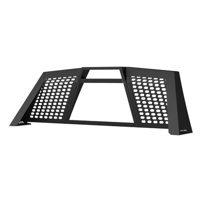 ARIES Switchback Black Aluminum Truck Headache Rack Cab Protector for Toyota Tundra Access Cab (2007-2021) - 1110117