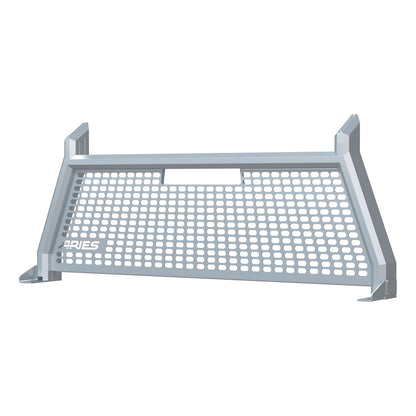 ARIES AdvantEDGE Chrome Aluminum Truck Headache Rack Cab Protector for Chevrolet/GMC Silverado/Sierra 2500 HD, Silverado/Sierra 3500 HD (2007-2019) - 1110205