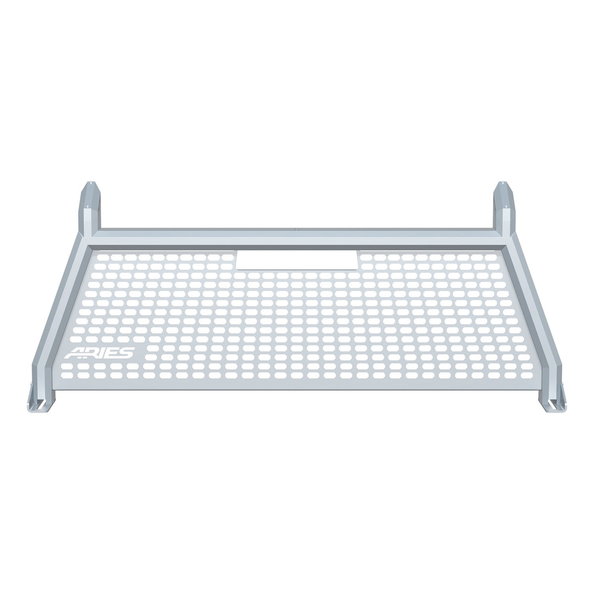 ARIES AdvantEDGE Chrome Aluminum Truck Headache Rack Cab Protector for Chevrolet/GMC Silverado/Sierra 2500 HD, Silverado/Sierra 3500 HD (2007-2019) - 1110205