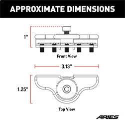 ARIES Universal Brackets for Hood Mounted Lights - 1110315