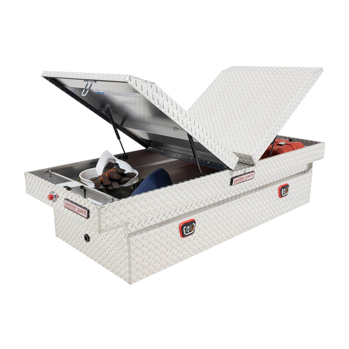 Weather Guard Gull Wing Crossover Tool Box Aluminum Extra Wide Model 114-0-04