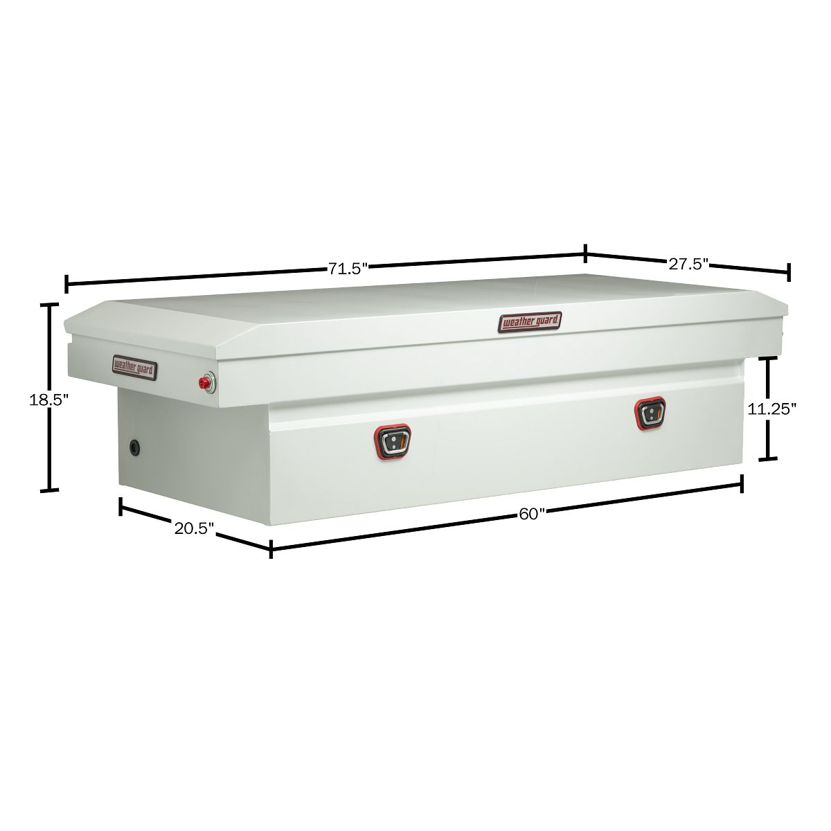 Weather Guard Crossover Tool Box - Full Size Trucks - Extra Wide [3rd Gen]