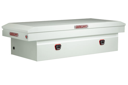 Weather Guard Crossover Tool Box White Steel Extra Wide Model 116-3-04
