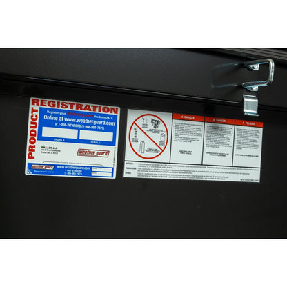 Weather Guard Crossover Tool Box Gloss Black Steel Extra Wide Model 116-5-04