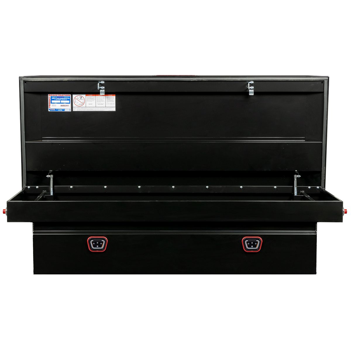 Weather Guard Crossover Tool Box Gloss Black Steel Extra Wide Model 116-5-04