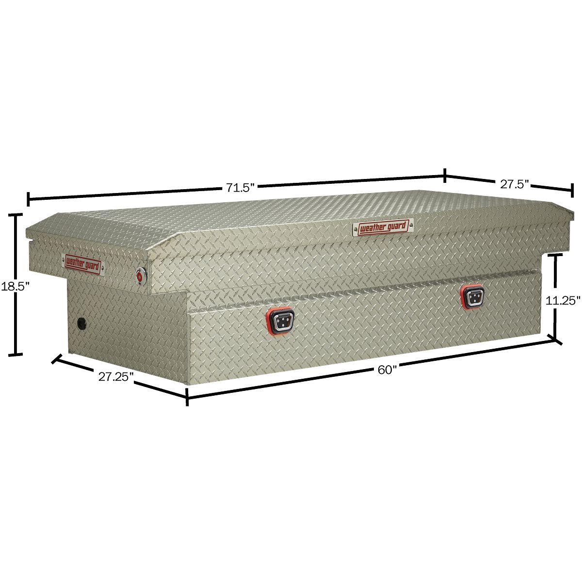 Weather Guard Crossover Tool Box - Full Size Trucks - Extra Wide [4th Gen]
