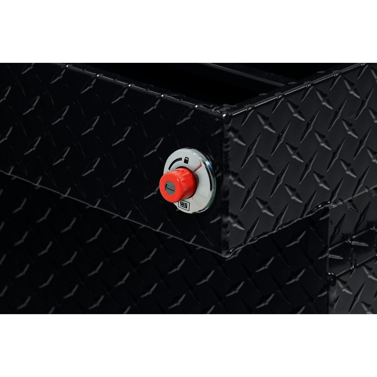 Weather Guard 117-5-04 Crossover Tool Box Gloss Black Aluminum