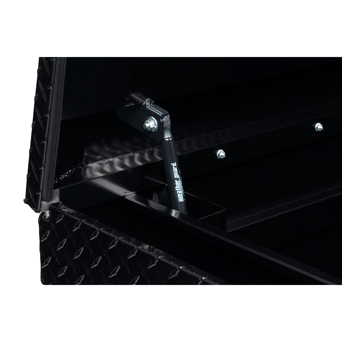 Weather Guard Crossover Tool Box Gloss Black Aluminum Extra Wide Model 117-5-04
