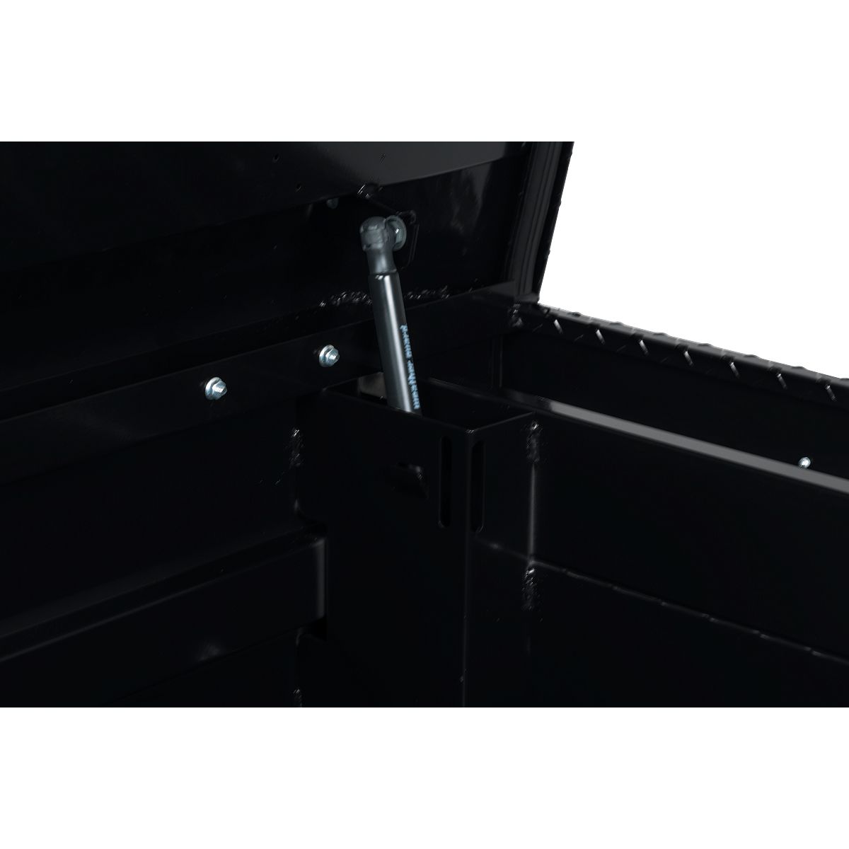 Weather Guard 117-5-04 Crossover Tool Box Gloss Black Aluminum