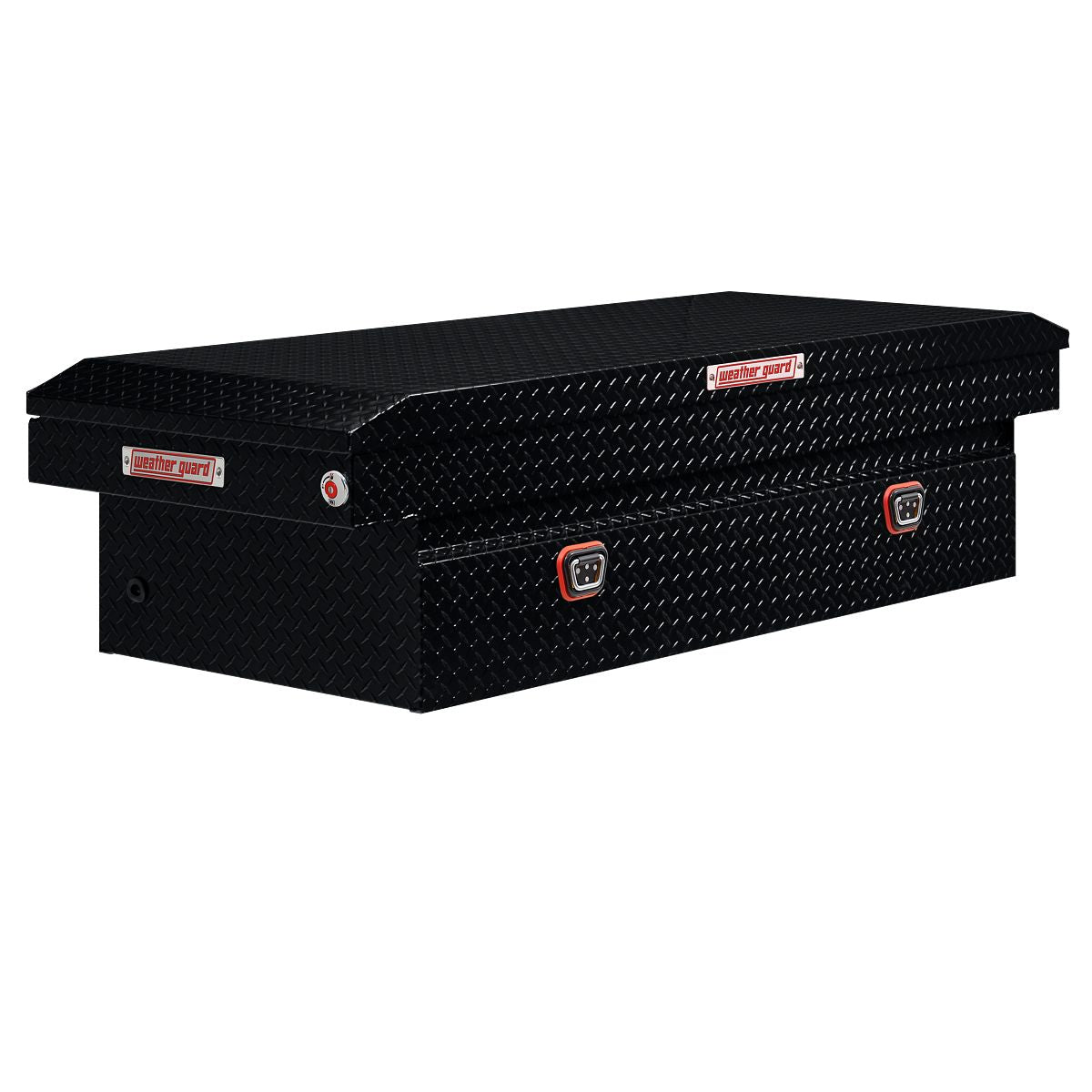 Weather Guard Crossover Tool Box Gloss Black Aluminum Extra Wide Model 117-5-04