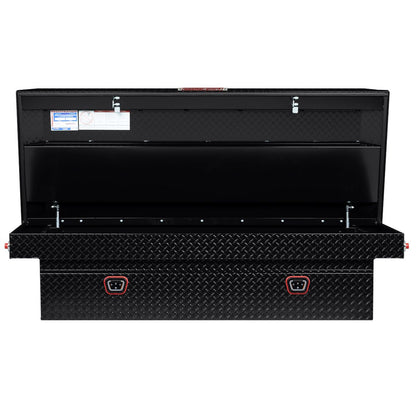 Weather Guard Crossover Tool Box Gloss Black Aluminum Extra Wide Model 117-5-04