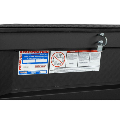 Weather Guard Crossover Tool Box Textured Matte Black Aluminum Extra Wide Model 117-52-04
