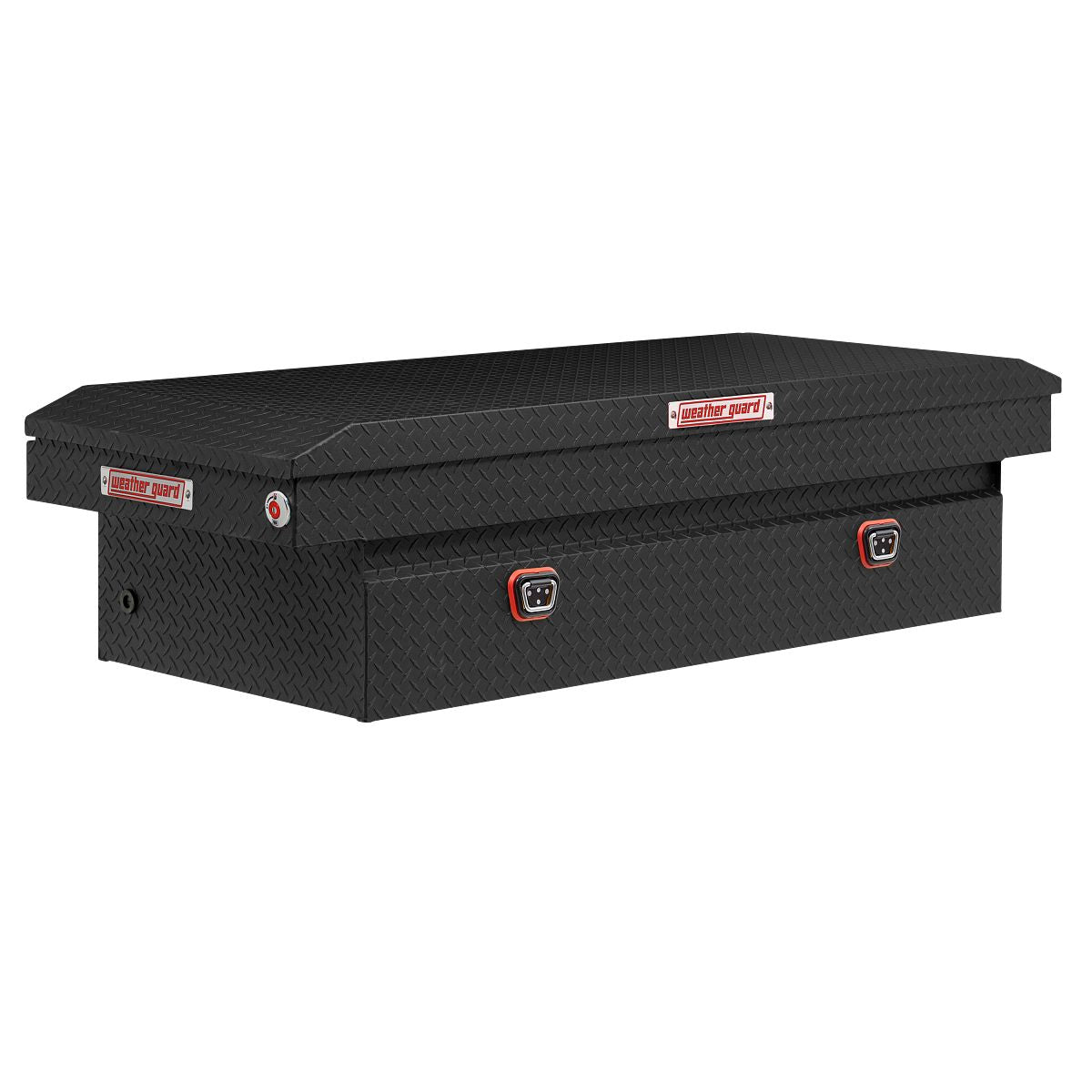 Weather Guard Crossover Tool Box Textured Matte Black Aluminum Extra Wide Model 117-52-04