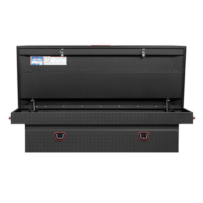 Weather Guard Crossover Tool Box Textured Matte Black Aluminum Extra Wide Model 117-52-04