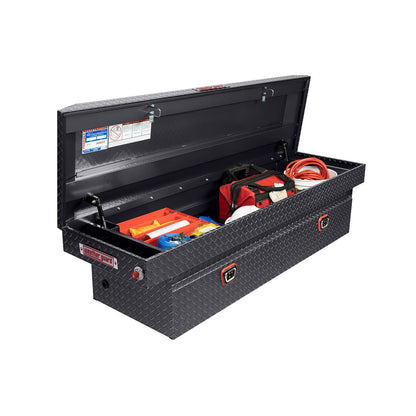Weather Guard Crossover Tool Box Gun Metal Gray Aluminum Extra Wide Model 117-6-04