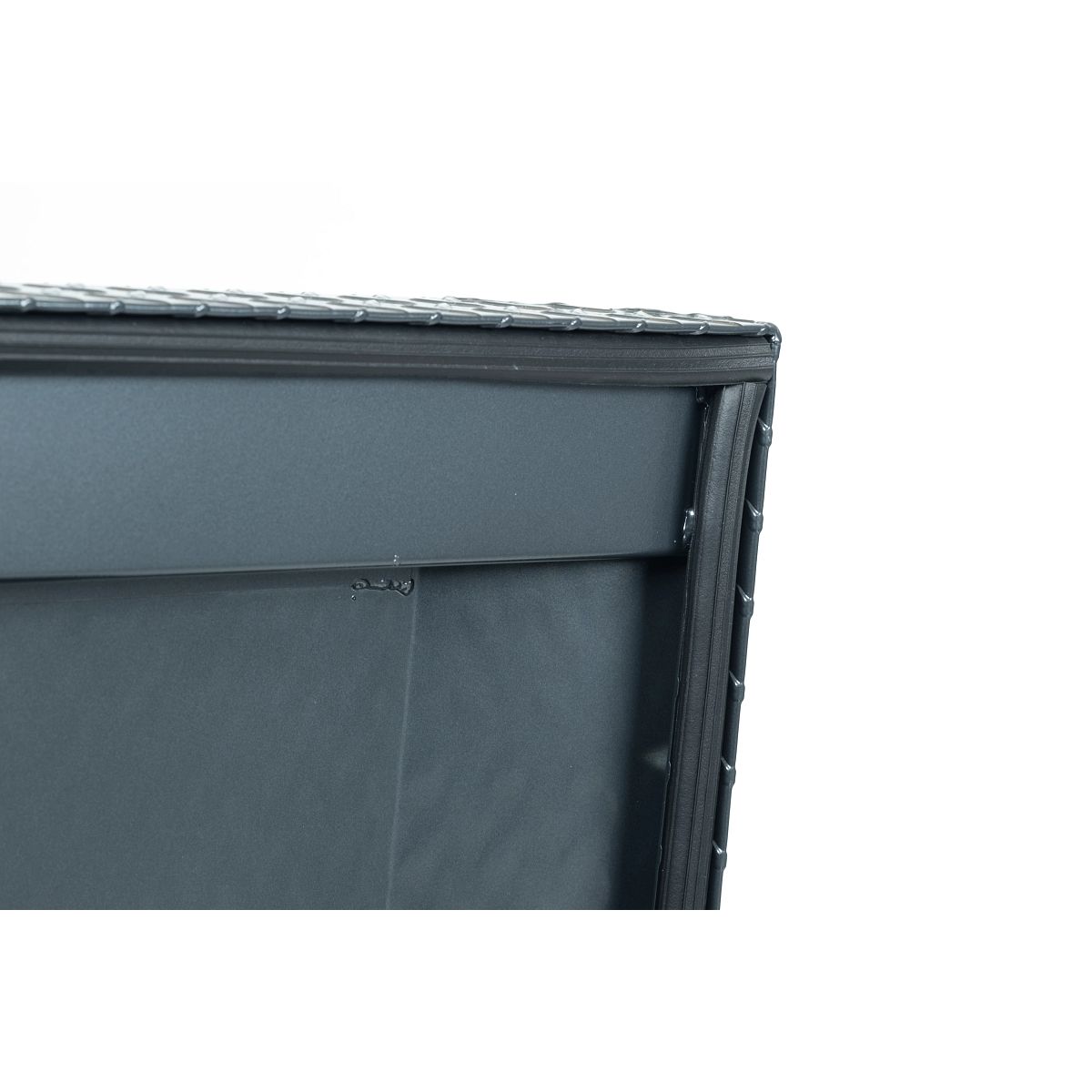 Weather Guard Crossover Tool Box Gun Metal Gray Aluminum Extra Wide Model 117-6-04