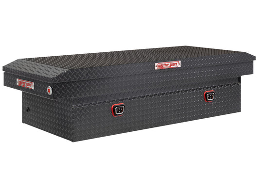 Weather Guard Crossover Tool Box Gun Metal Gray Aluminum Extra Wide Model 117-6-04