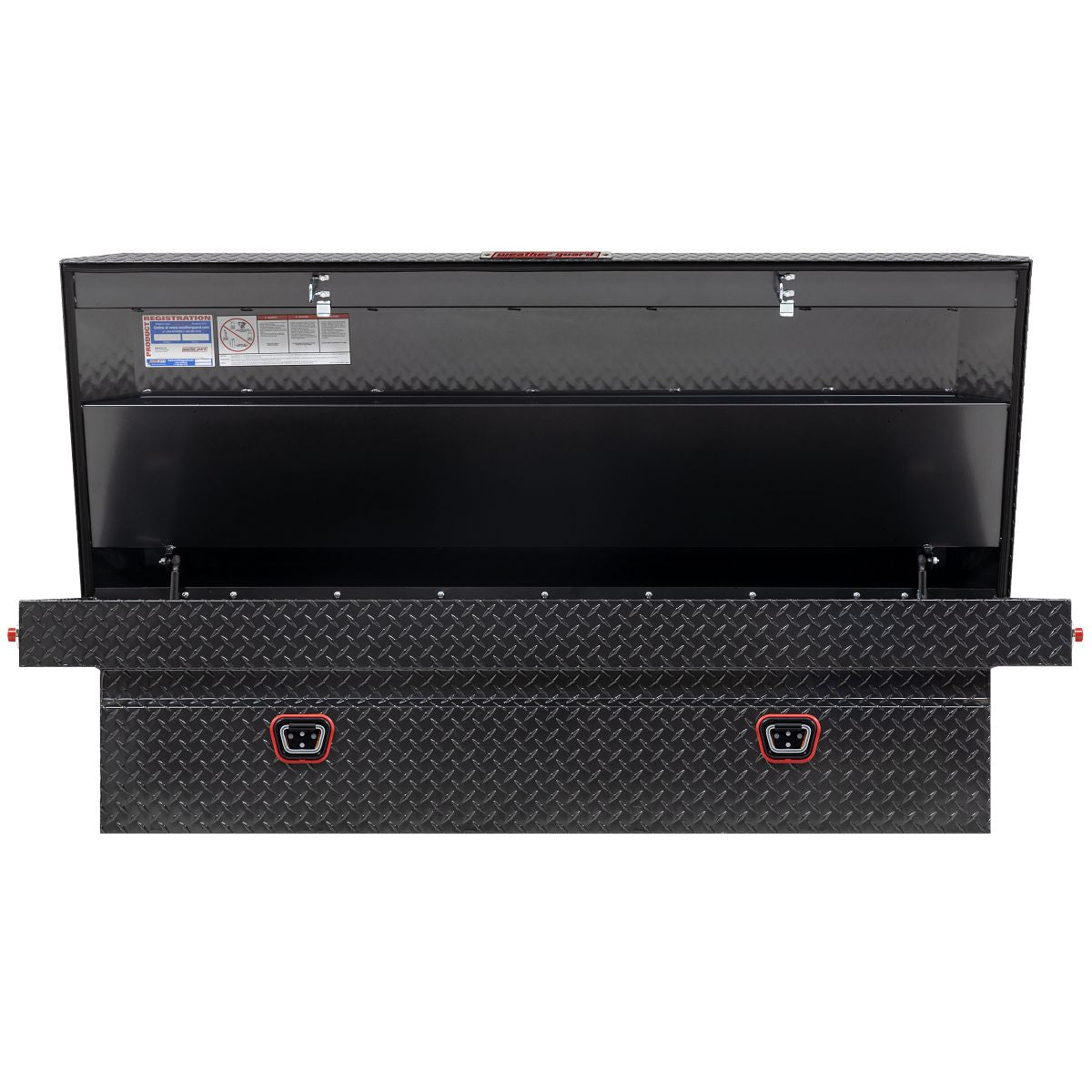 Weather Guard Crossover Tool Box Gun Metal Gray Aluminum Extra Wide Model 117-6-04