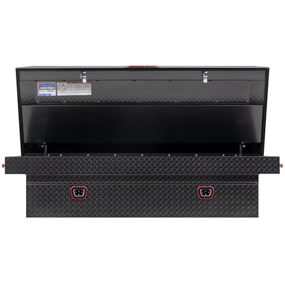 Weather Guard Crossover Tool Box Gun Metal Gray Aluminum Extra Wide Model 117-6-04