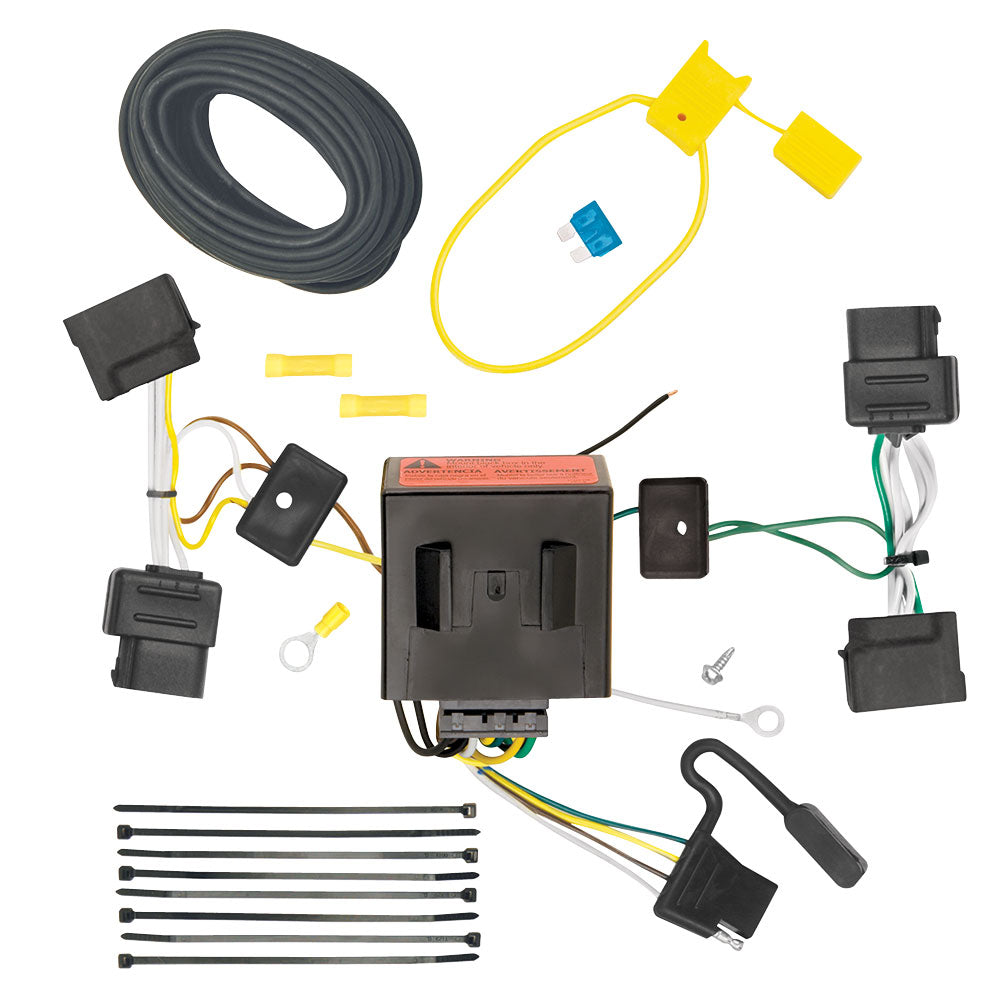 T-One® T-Connector Harness, 4-Way Flat, Compatible with Ford Econoline (2000-2014)