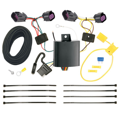 T-One® T-Connector Harness, 4-Way Flat, Compatible with RAM ProMaster City