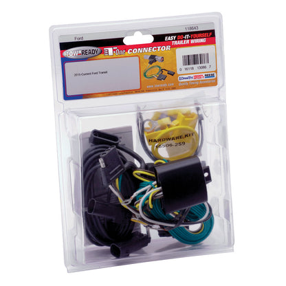 T-One® T-Connector Harness, 4-Way Flat, Compatible for Ford Transit 150, 250, 350