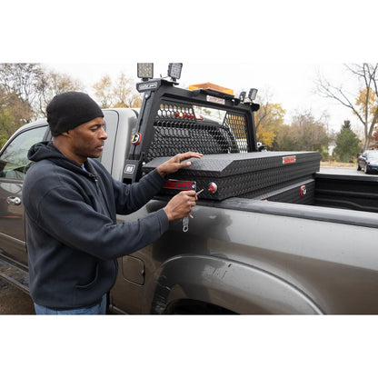 Weather Guard Crossover Tool Box Textured Matte Black Aluminum Standard Model 127-52-04