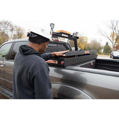 Weather Guard Crossover Tool Box Textured Matte Black Aluminum Standard Model 127-52-04