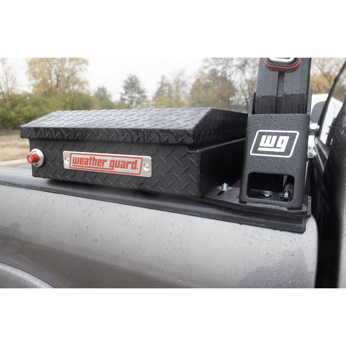 Weather Guard Crossover Tool Box Textured Matte Black Aluminum Standard Model 127-52-04