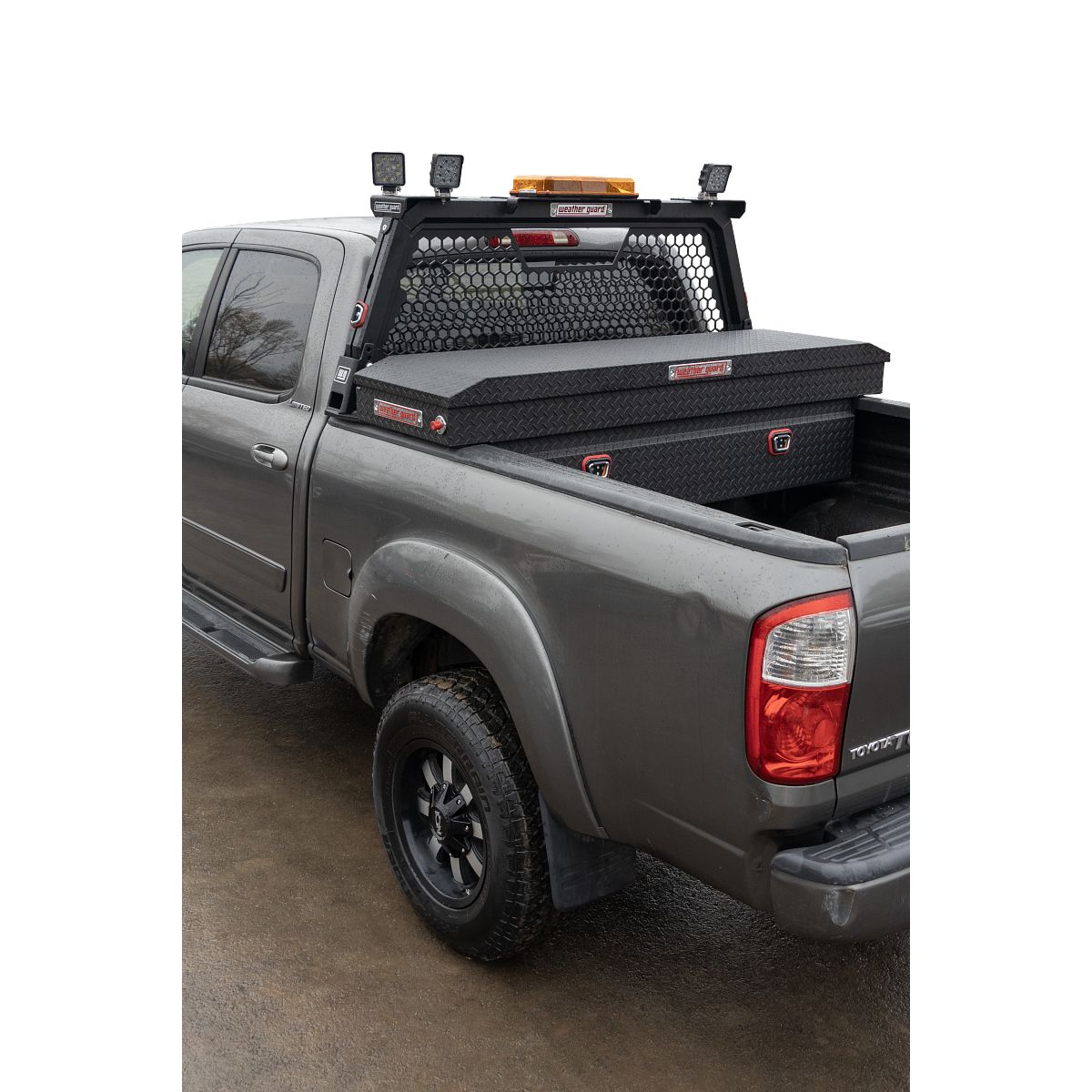 Weather Guard Crossover Tool Box Textured Matte Black Aluminum Standard Model 127-52-04