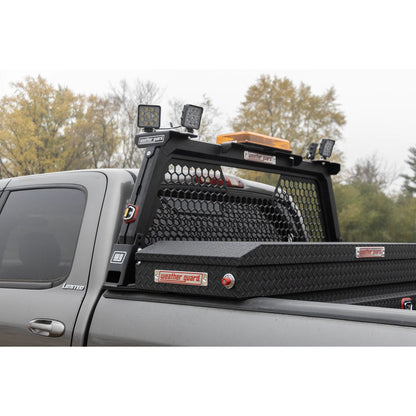 Weather Guard Crossover Tool Box Textured Matte Black Aluminum Standard Model 127-52-04