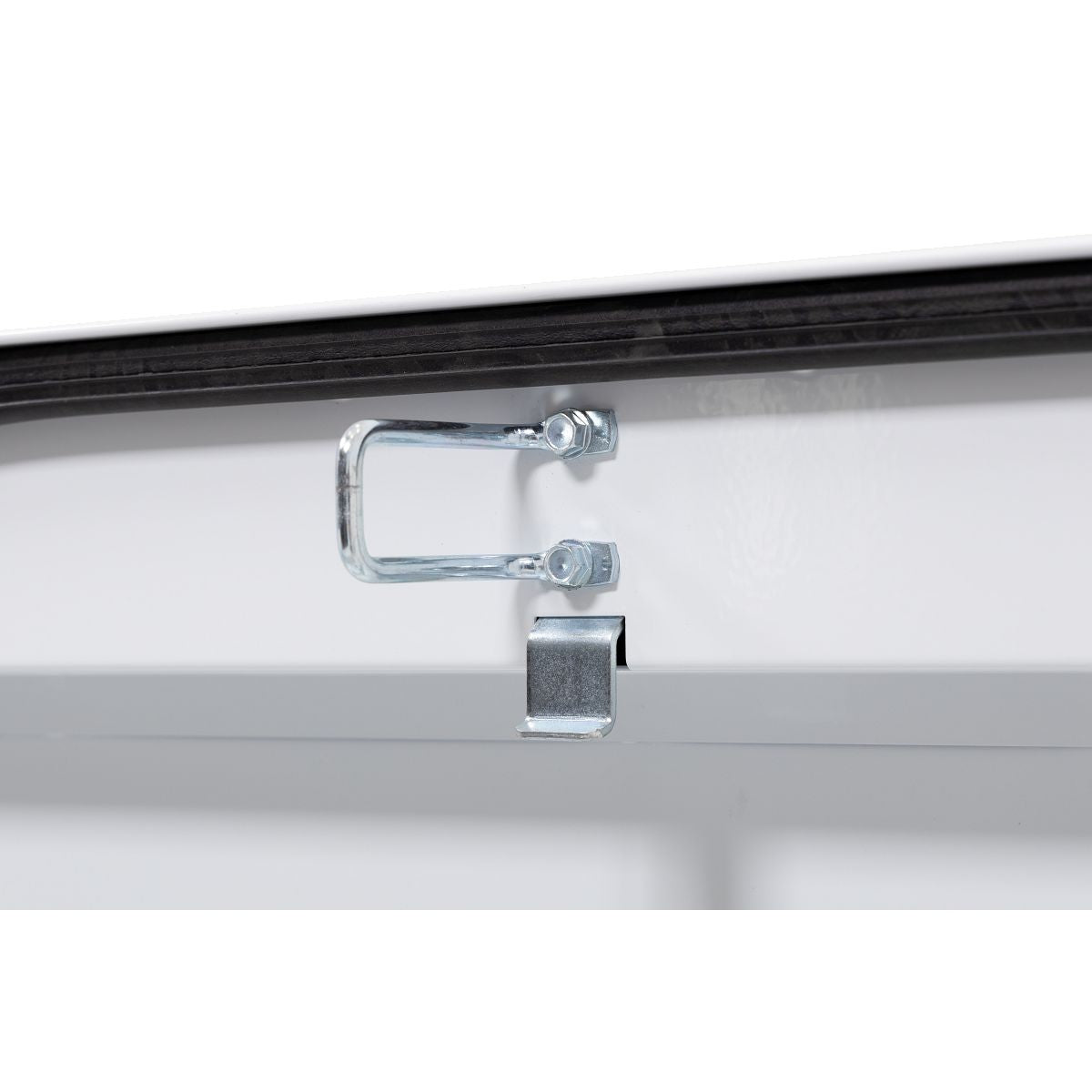 Weather Guard Crossover Tool Box White Steel Low Profile Model 120-3-04