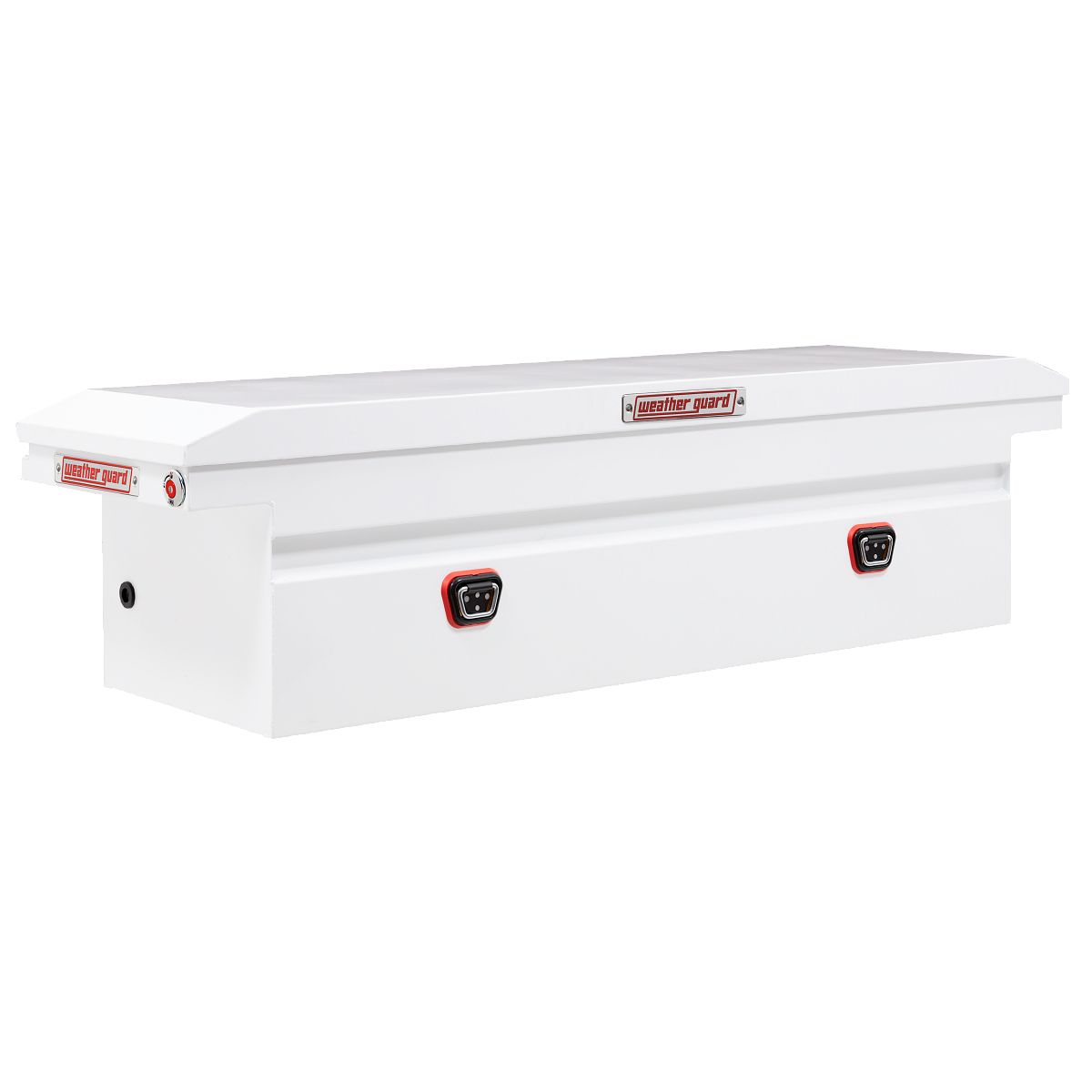 Weather Guard Crossover Tool Box White Steel Low Profile Model 120-3-04