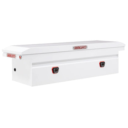 Weather Guard Crossover Tool Box White Steel Low Profile Model 120-3-04