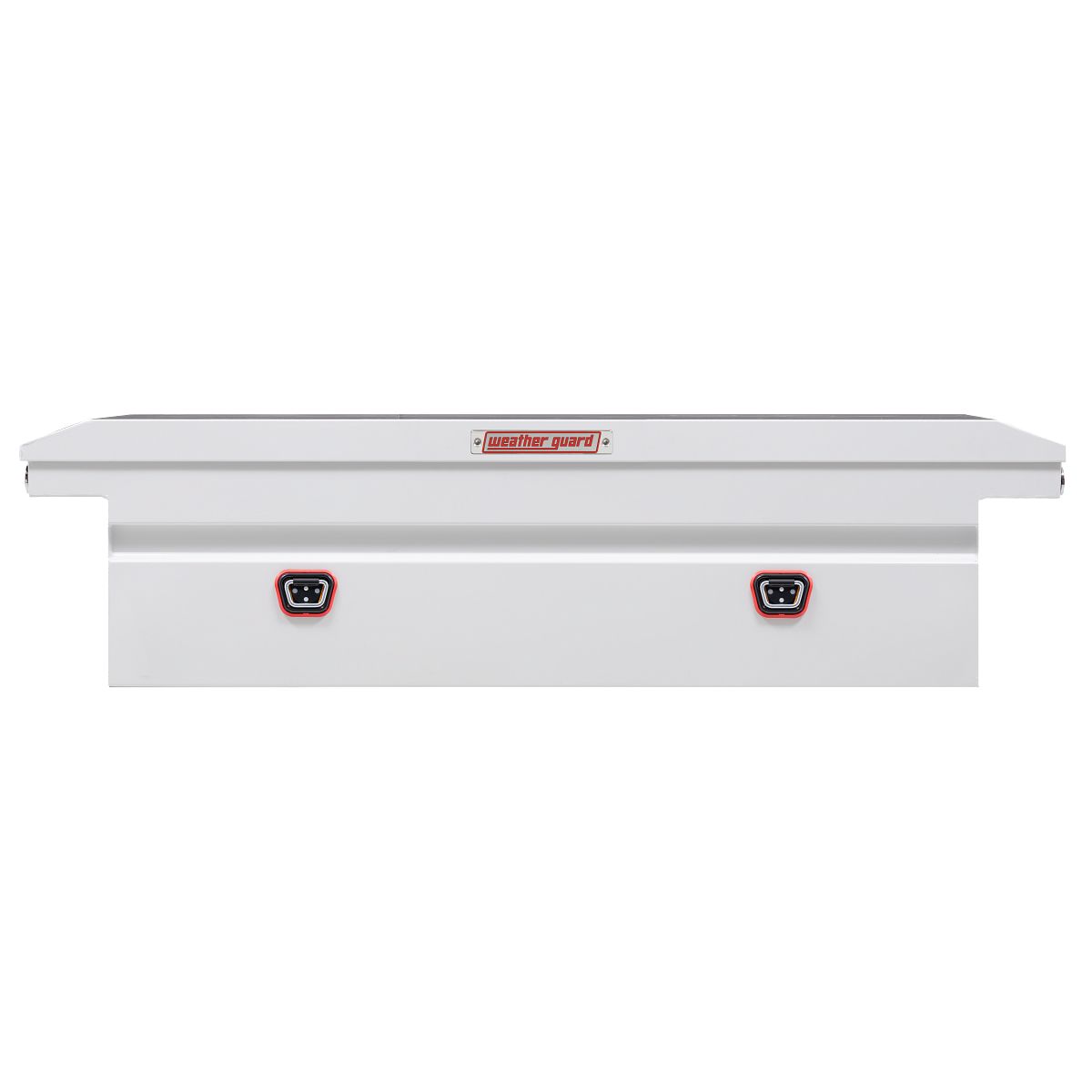 Weather Guard Crossover Tool Box White Steel Low Profile Model 120-3-04