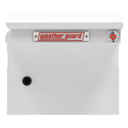 Weather Guard Crossover Tool Box White Steel Low Profile Model 120-3-04