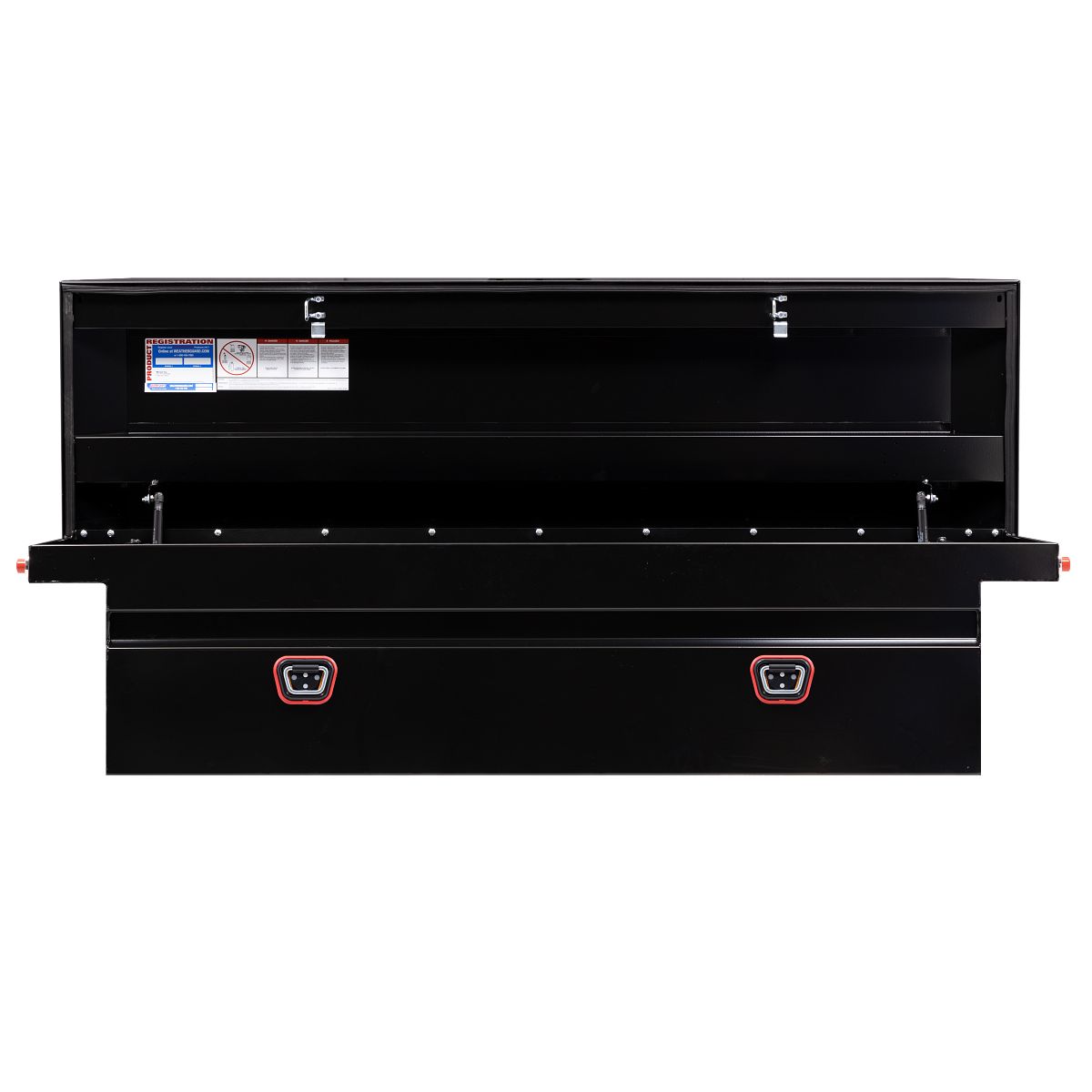 Weather Guard Crossover Tool Box Gloss Black Steel Low Profile Model 120-5-04