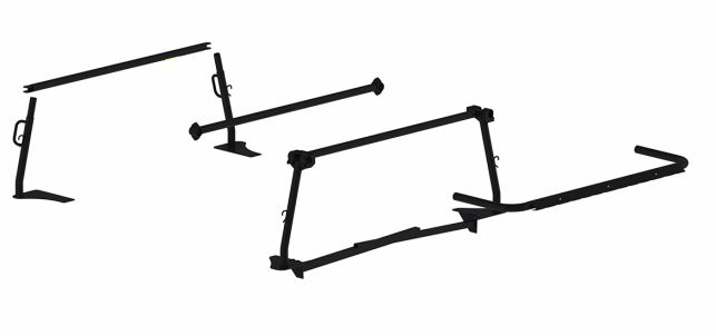 Holman The Pro Rack Leg & Crossbar Kit - Full-Size Trucks W/ Cap - 24-in H Cap