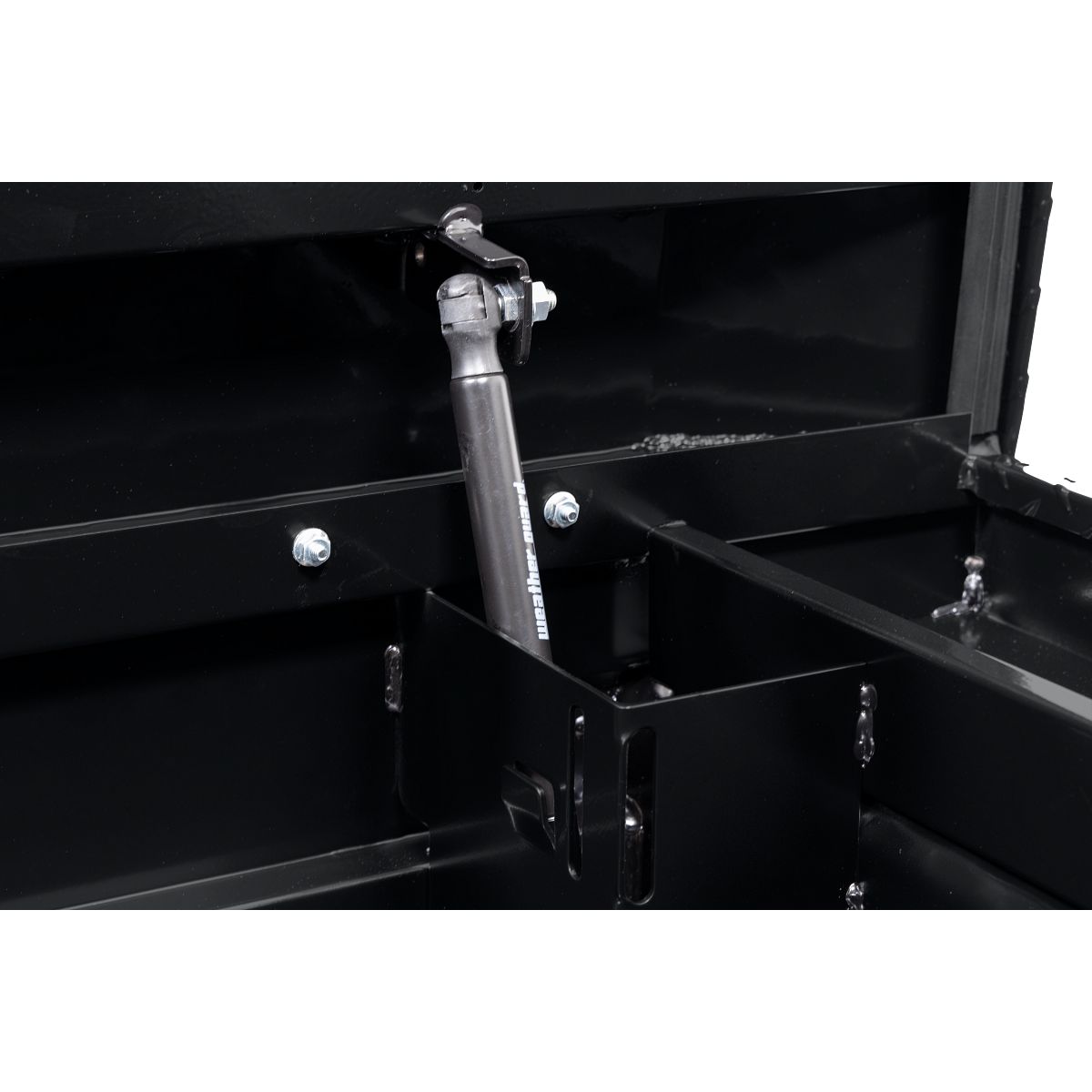 Weather Guard Crossover Tool Box Gloss Black Aluminum Low Profile Model 121-5-04