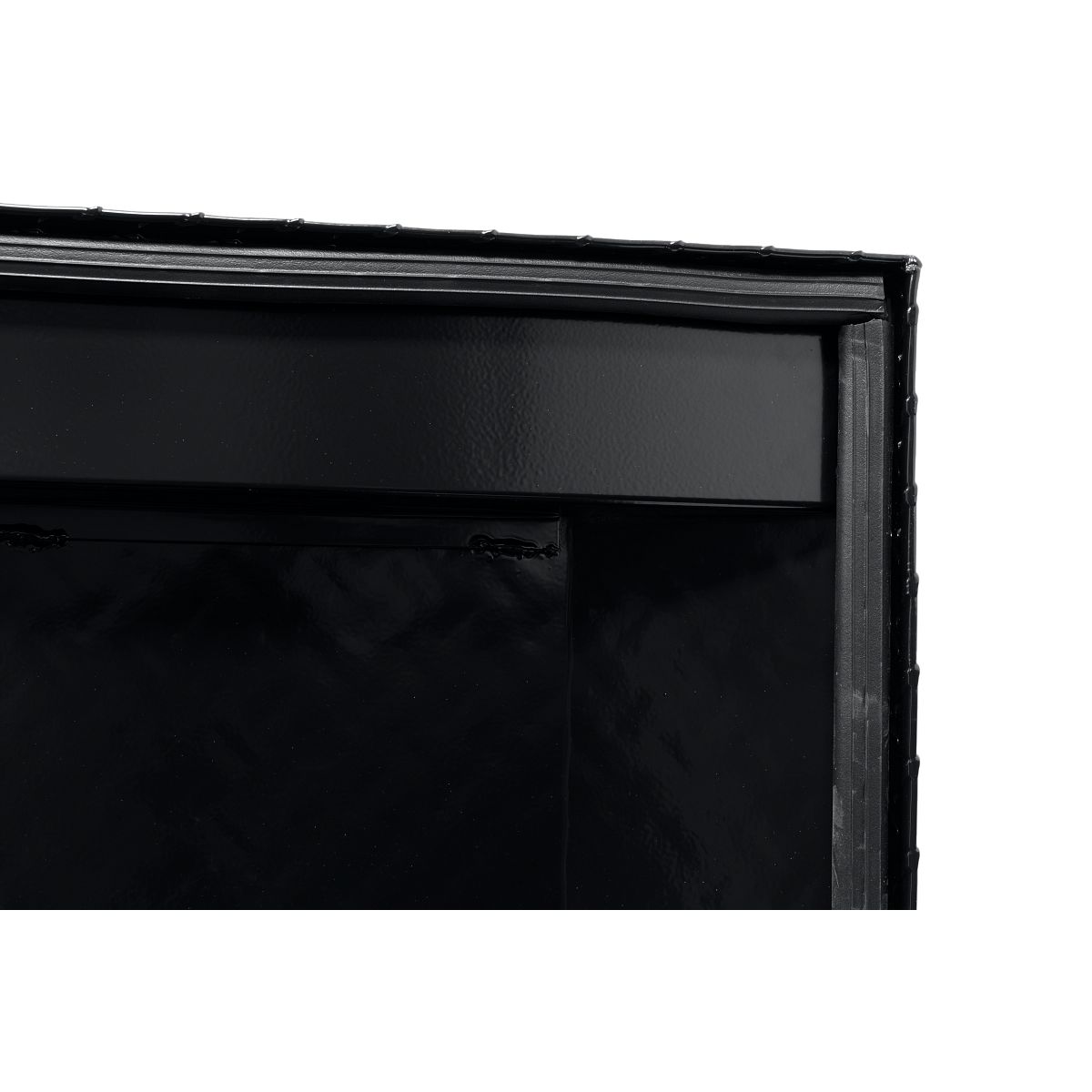Weather Guard Crossover Tool Box Gloss Black Aluminum Low Profile Model 121-5-04