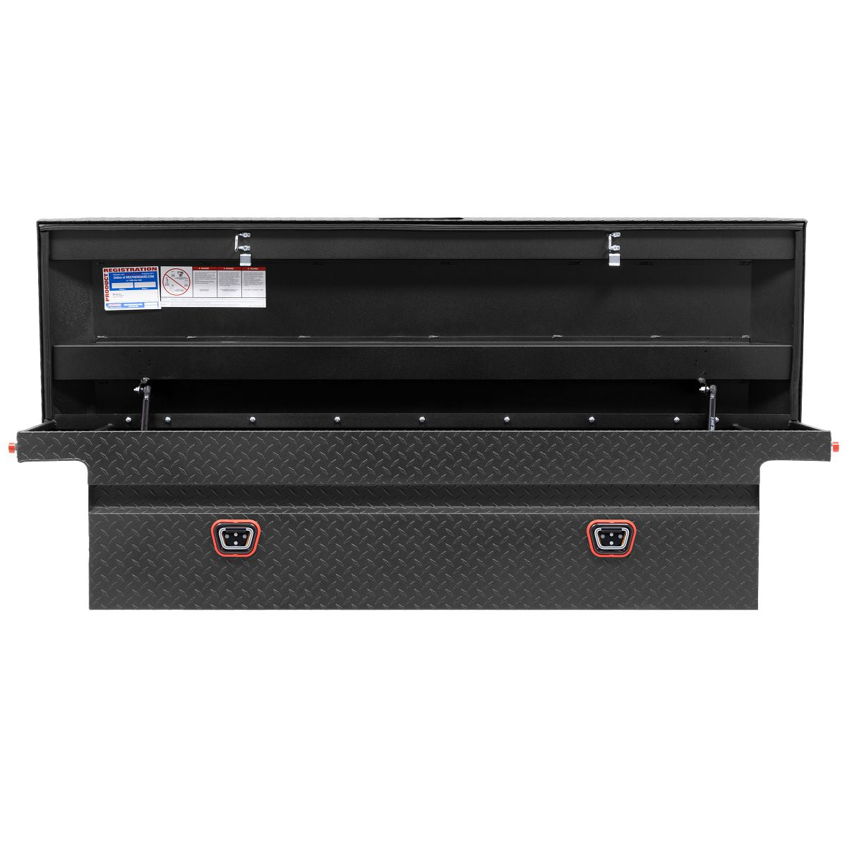 Weather Guard Crossover Tool Box Textured Matte Black Aluminum Low Profile Model 121-52-04